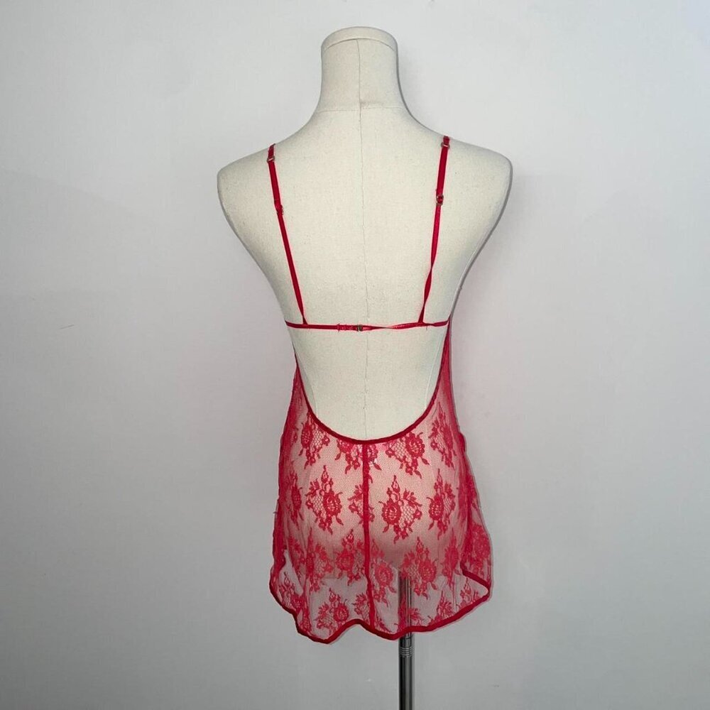 Victorias Secret Very Sexy Y2K Red Lace Babydoll | Womens Size XS - Picture 3 of 5